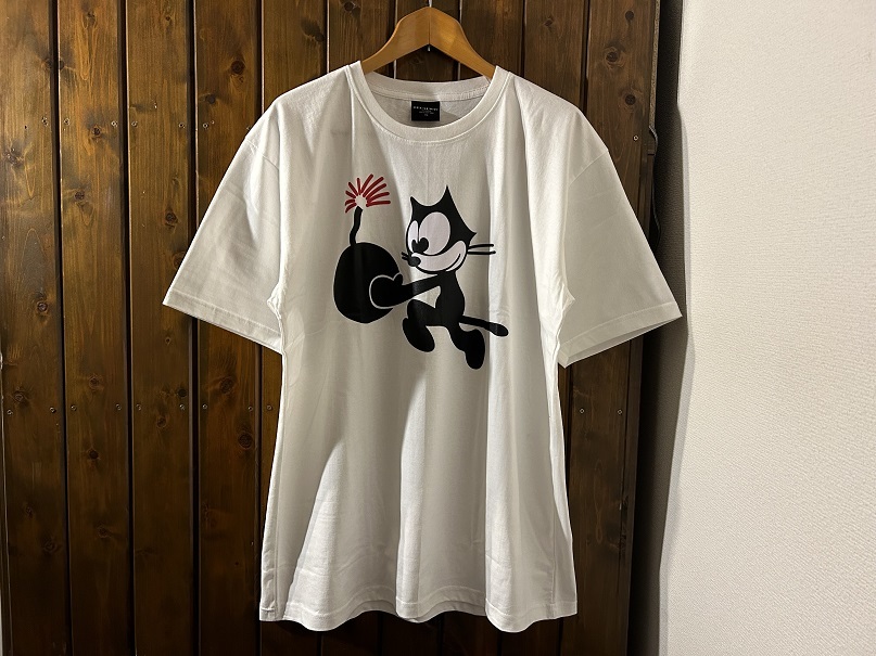 新品●フィリックス・ザ・キャット　トムキャッターズ　プリントTシャツ［XL］●アニメ/マンガ/FELIX THE CAT/USN/VFA-31