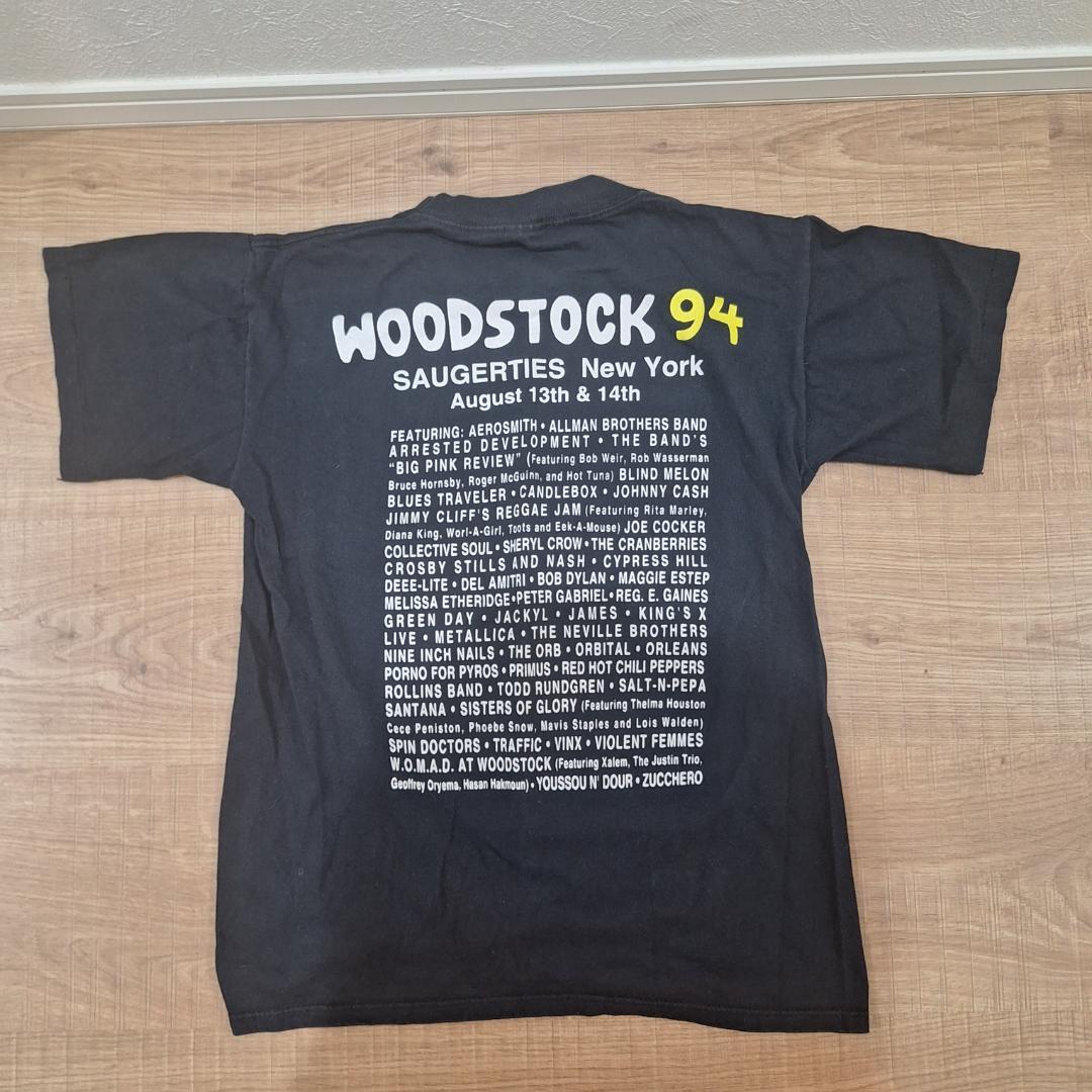 希少 90s ウッドストック バンド ロック Tシャツ 木村拓哉 着用 希少 90s ウッドストック バンド ロック Tシャツ 木村拓哉 着用