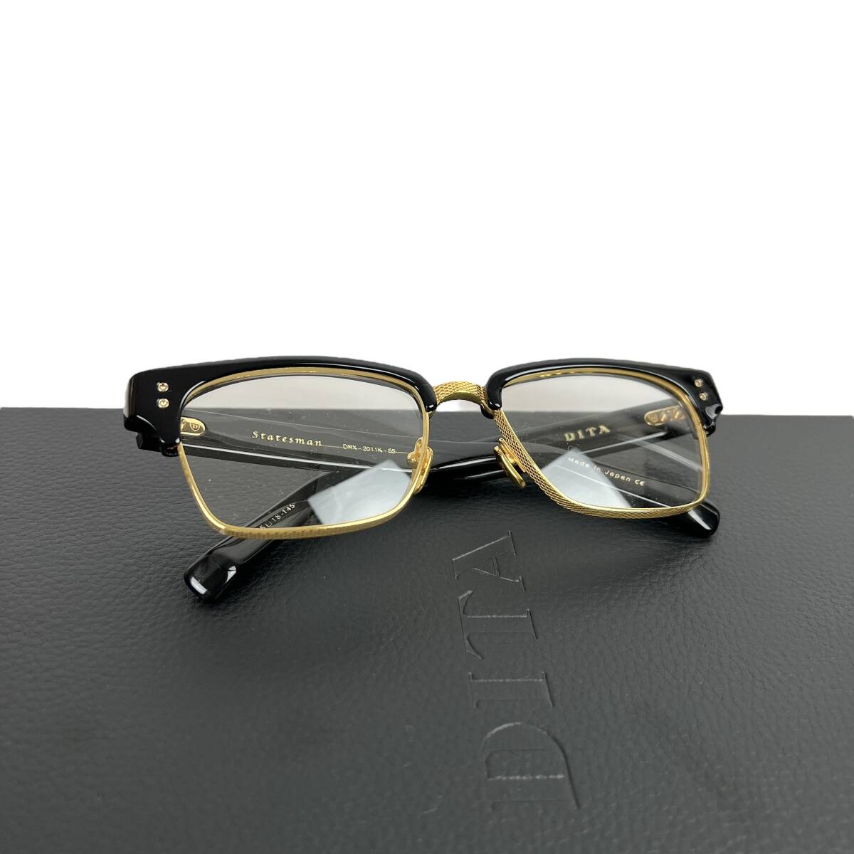 DITA(ディータ) Metal Frame Sunglasses Statesman DRX-2011K-55 定価92,400円 (black)