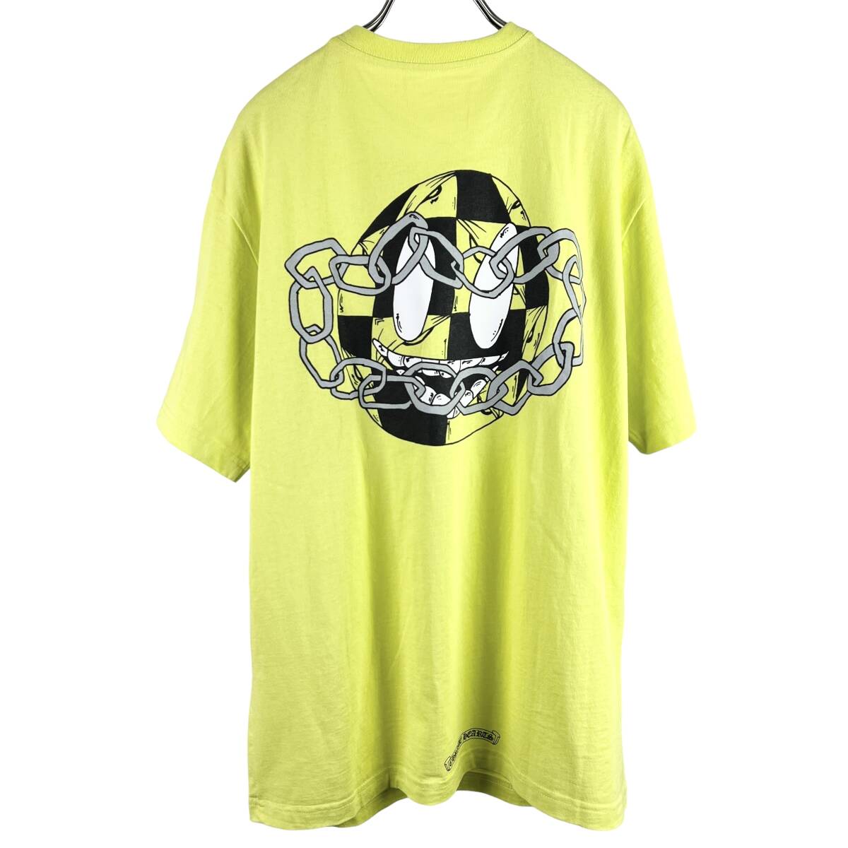 【ヴィンテージ】Rank:SS☆クロムハーツ White/Yellow Tシャツ CHROME HEARTS(クロムハーツ) PPO CHAIN GAME MATTY BOY DESIGN