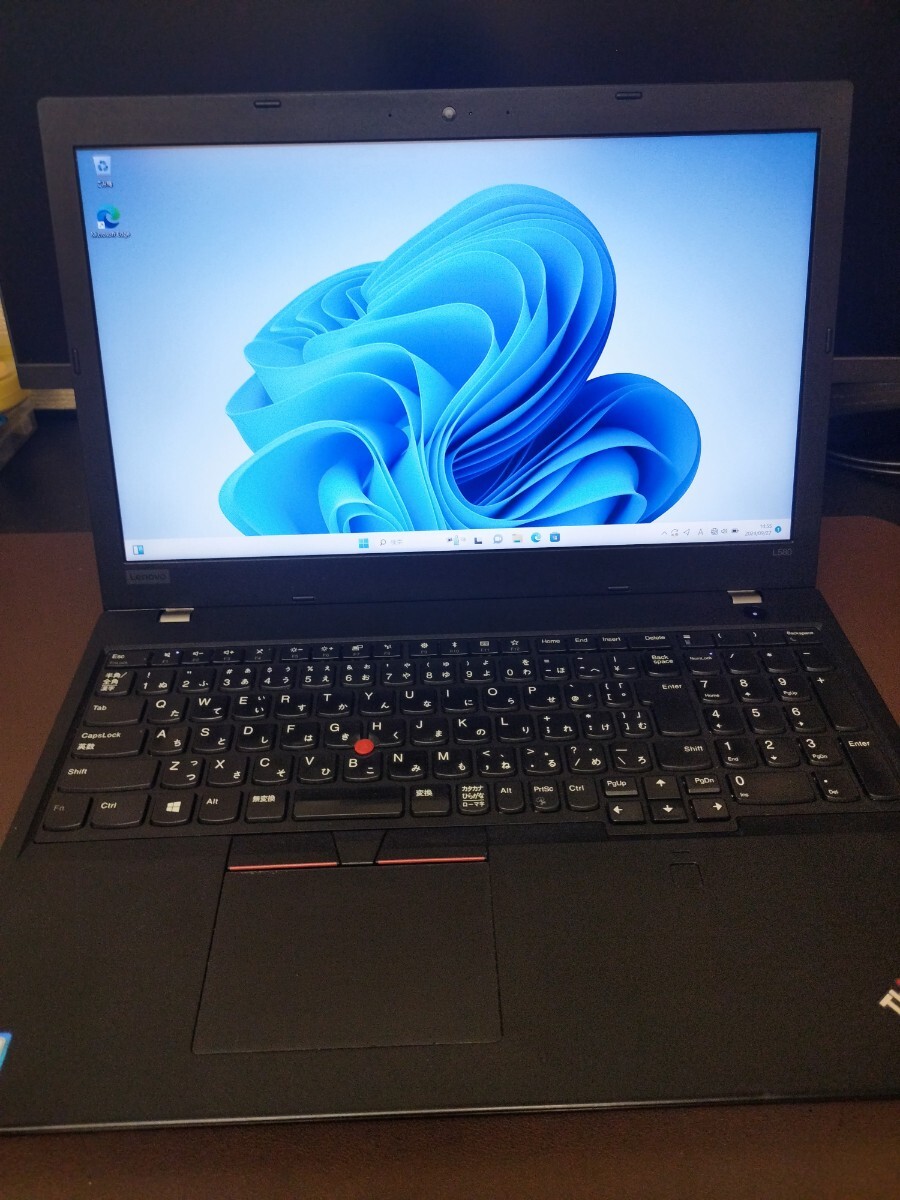 中古品 LENOVO L580 Type 20LX-S04800 i5-8250U / 8GB / サムソンSSD 256GB / Windows 11 / 15.6インチ Lenovo ThinkPad