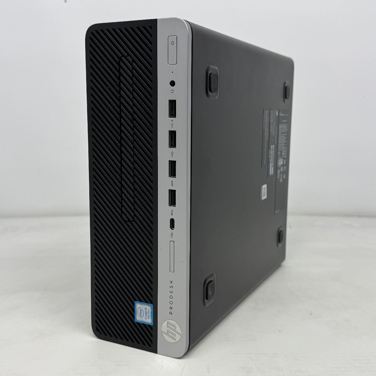 ◎HP ProDesk 600 G4 SFF 2VG42AV Intel Core i5-8500 メモリ8GB HDD500GB DVD-RW 電源ケーブル付属 簡易確認のみ 現状品 /0926e9