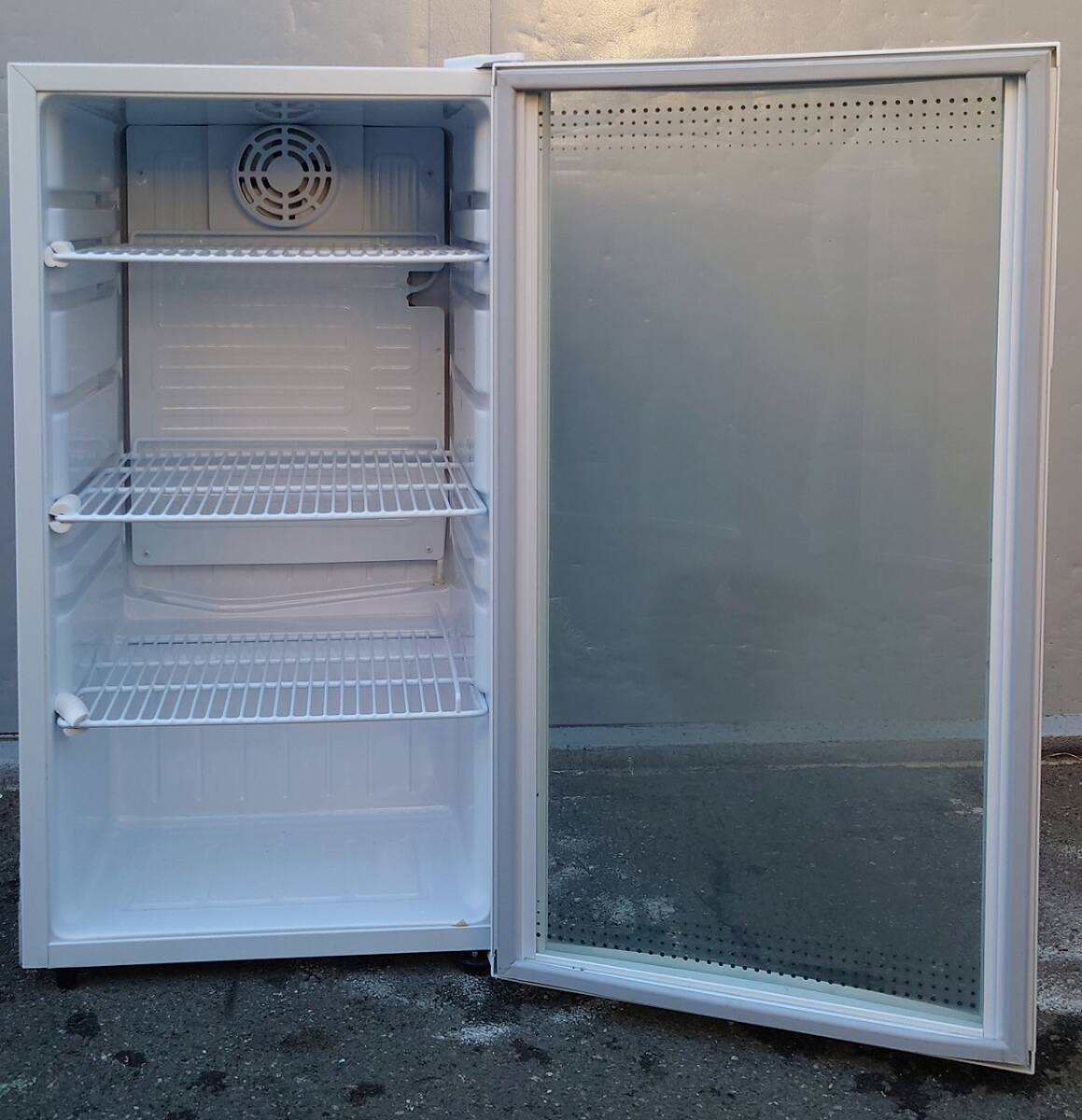 冷蔵ショーケース 100v 92L ㈱オフィスコンビニ XW-105-534