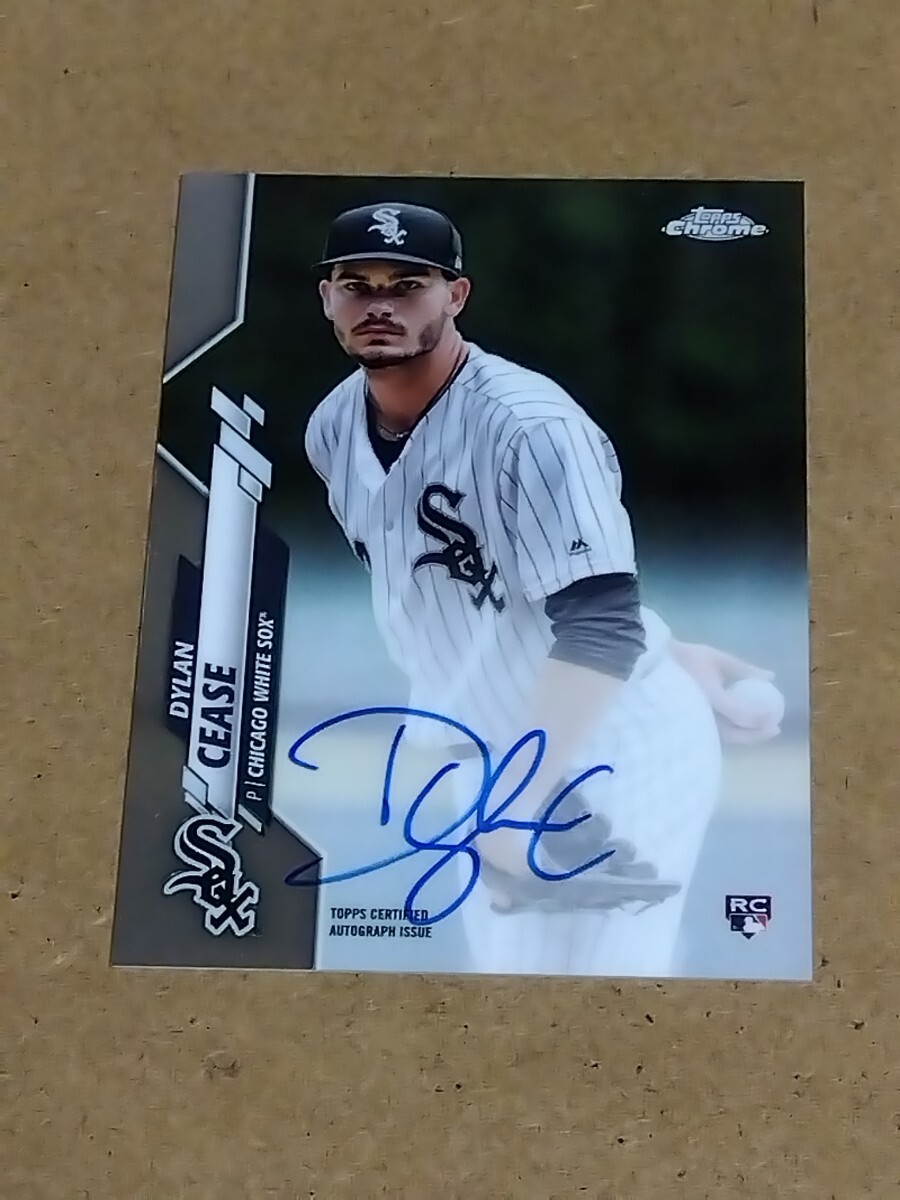 ディラン・シース RC 直筆サインカード dylan cease auto 7月25日のナショナルズ戦でノーヒットノーランを達成 
