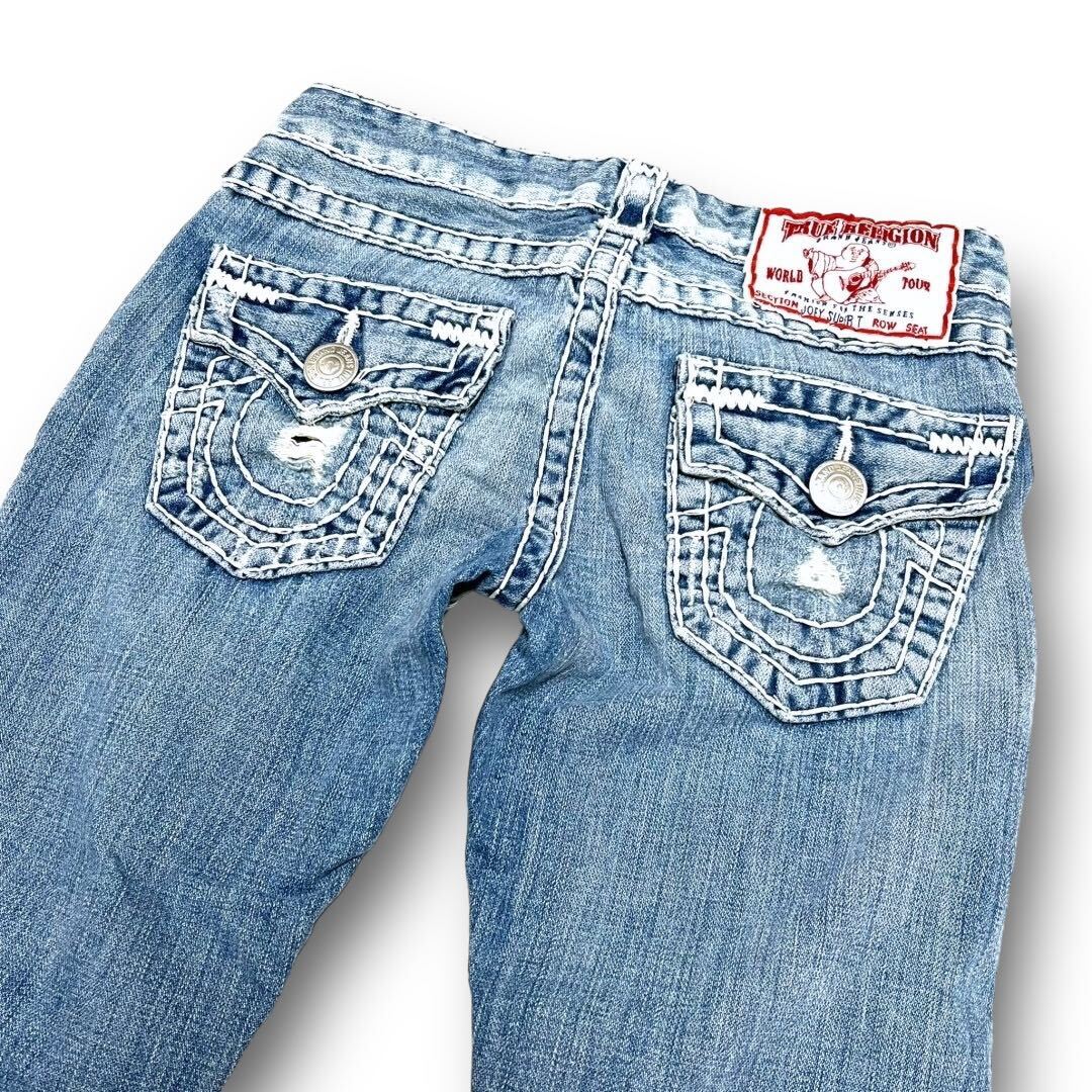 トゥルーレリジョン JOEY SUPER T フレア デニム パンツ サイズ トゥルーレリジョン JOEY SUPER T フレア デニム パンツ サイズ