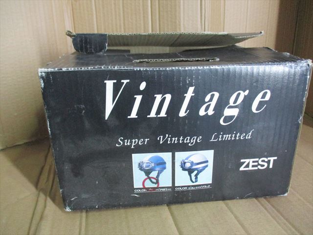 A54　★ＺＥＳＴ★　ゴーグル付きヘルメット?。冢裕保担啊镂词褂闷贰镩L期保管品　ブルーアイボリー