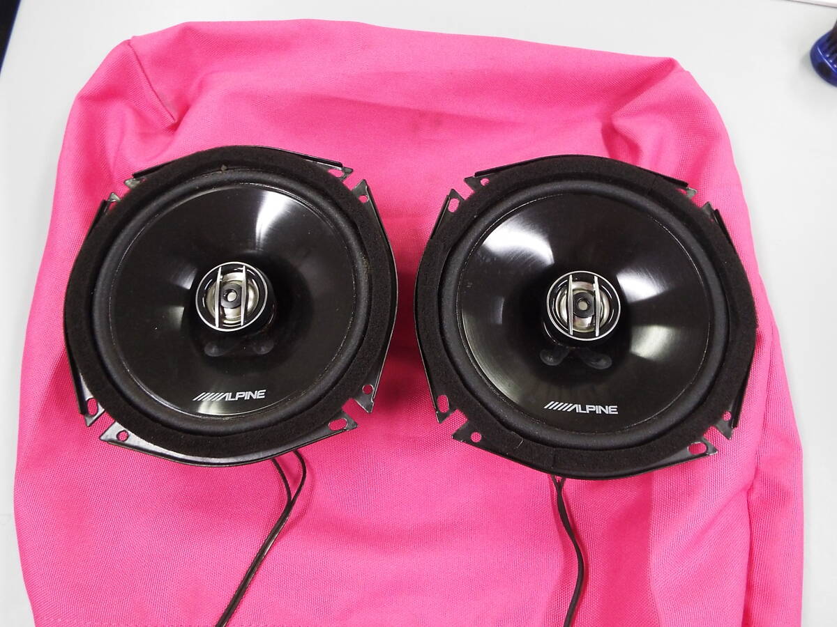 アルパイン　ＳＴＥ-１７２C　１７センチ　２－WAY　スピーカー　２００円売り切り　動作OK