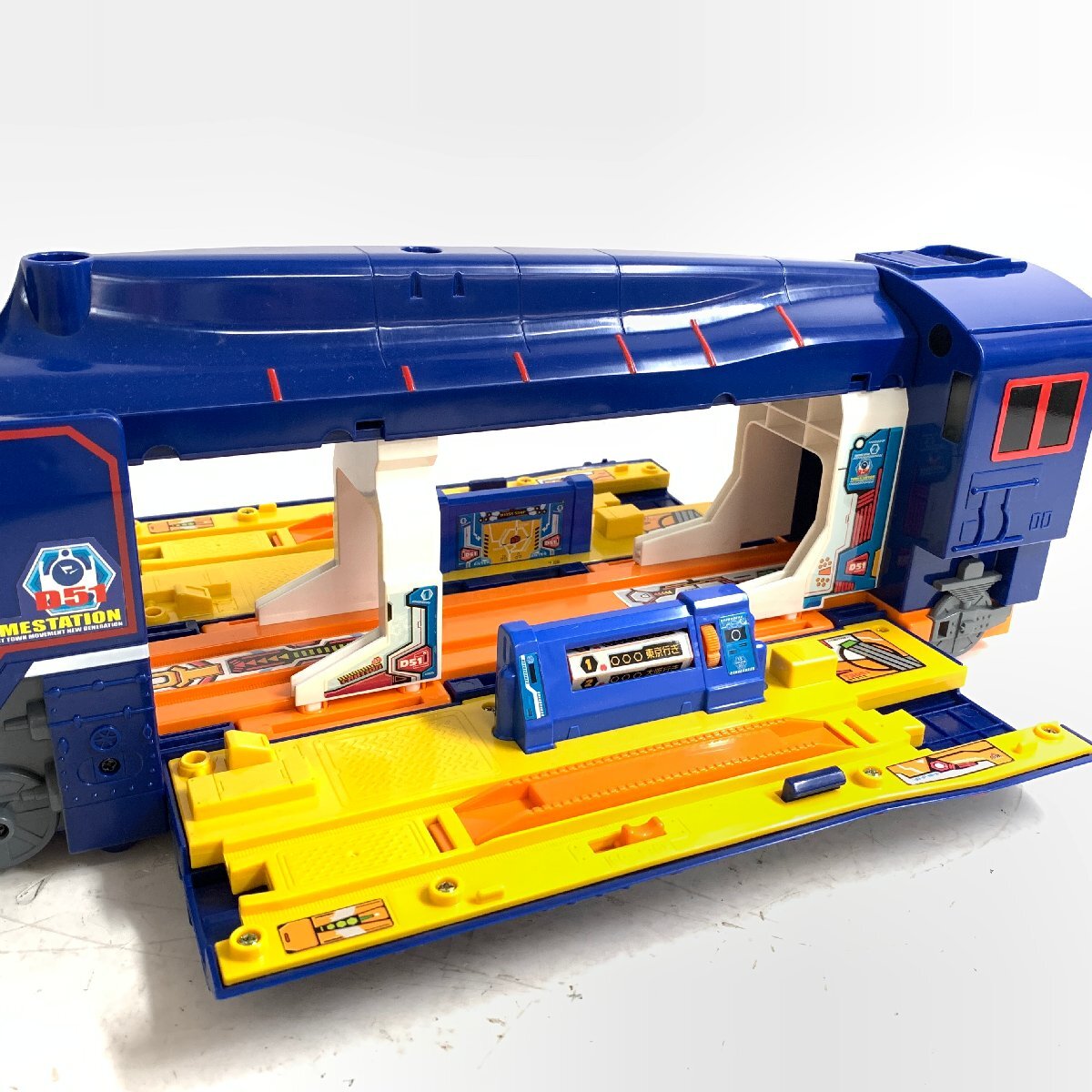 f001 YO TOMY タイムステーション D51 ＆ モノレール拡張レール
