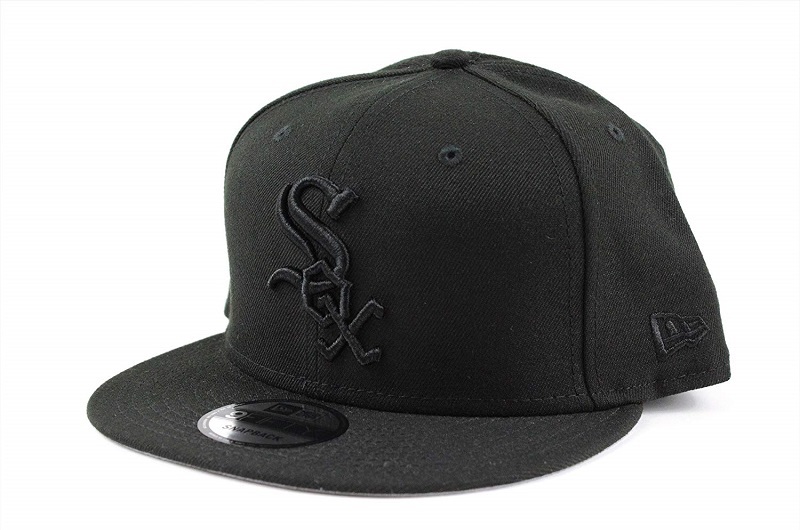cap-216 NEW ERA 9FIFTY SNAPBACK MLB Chicago White Sox ニューエラ キャップ ベースボールキャップ 帽子 ブラック