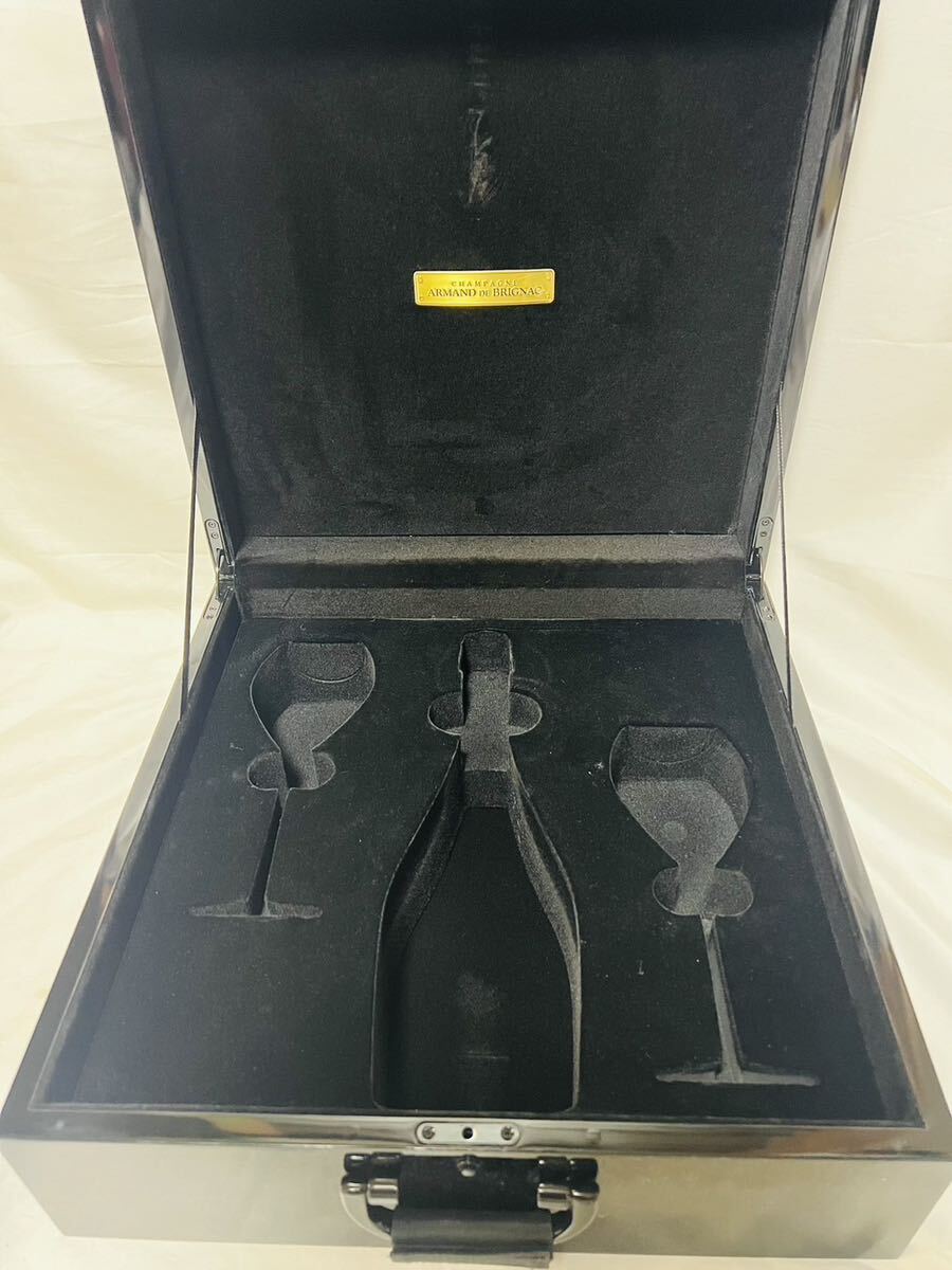 アルマンド ゴールド『ドゥフルート』グラス２脚・アタッシュケース付き　未開封 楽天市場】アルマンドブリニャック・ドゥ・フルート・ゴールド