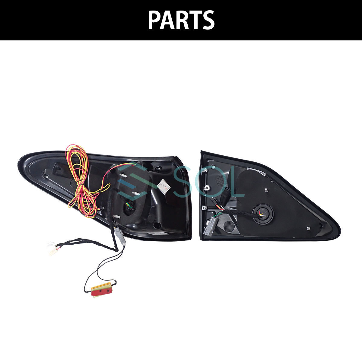 レクサス 10系 RX270 RX350 RX450h 全年式対応 20系後期ルック LEDテールランプ スモーク＆クリア シーケンシャル仕様 オープニング機能付_画像4