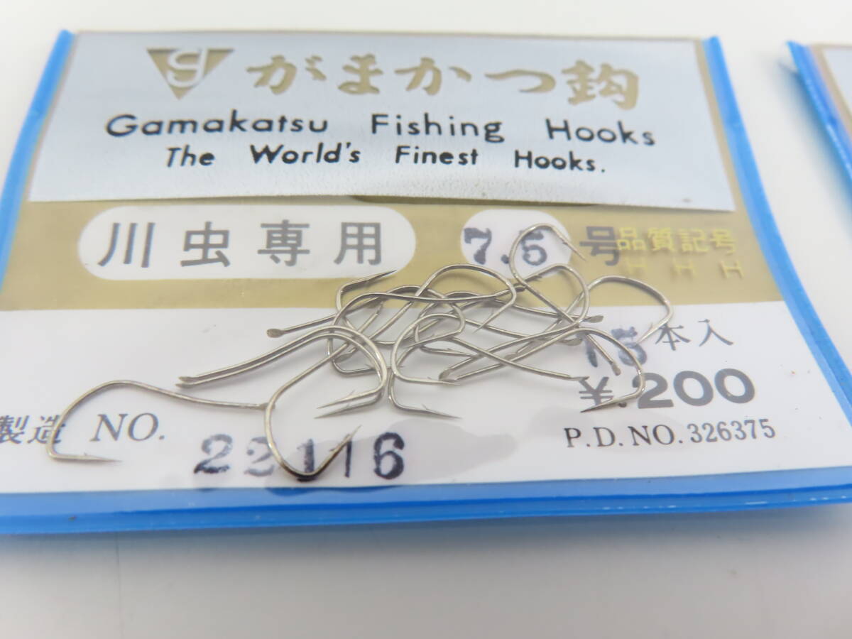 Kさん専用　まとめ5点 KK-40 がまかつ 川虫専用 7.5号 15本入×37点 長期店舗在庫現状品