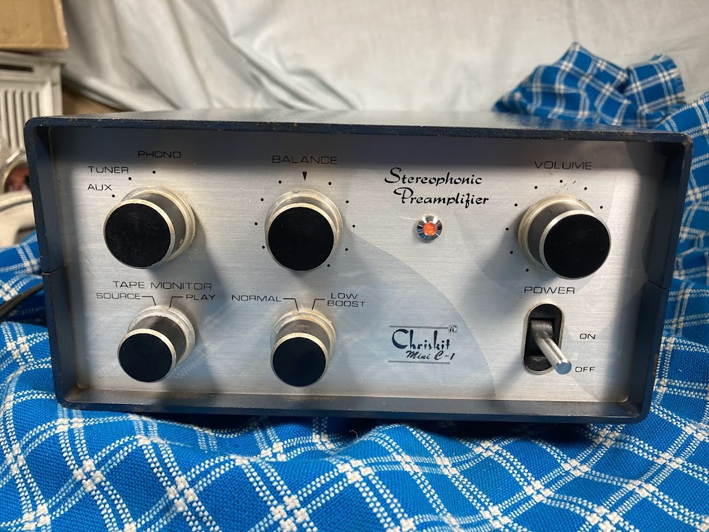 Chriskit Mini プリアンプ C-1 クリスキット 完動品【3ヶ月保証 】