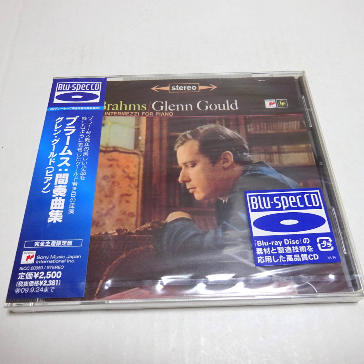 未開封/ケース小ひび/Blu-spec CD「ブラームス：間奏曲集」グレン・グールド/SICC-20050