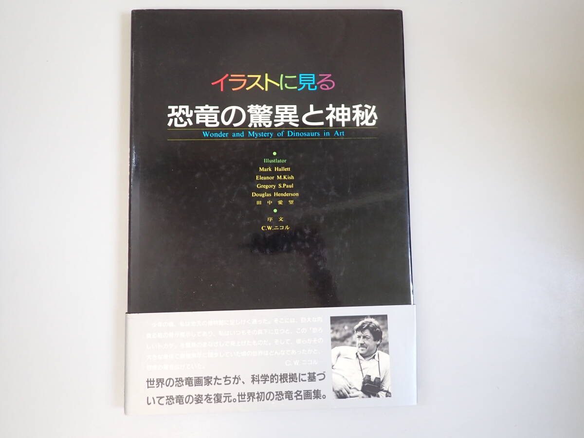 P2Cφ　イラストに見る 恐竜の驚異と神秘　マーク・ハレット/エレノア M.キッシュ/田中愛望/他　1990年　初版　学研　恐竜名画集