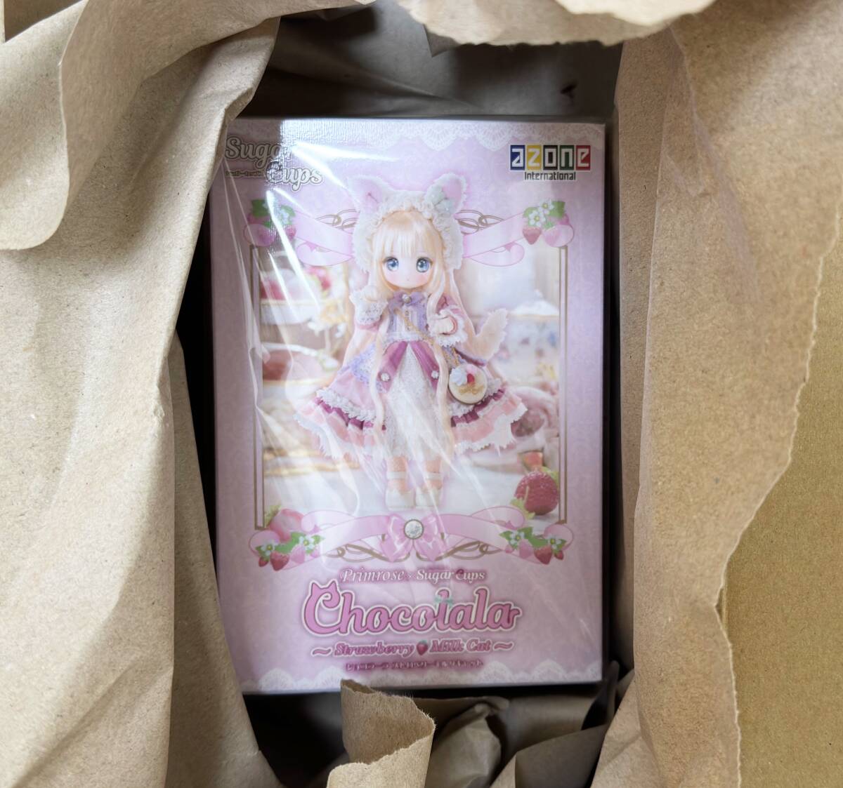 Primrose × SugarCups ショコラーラ Strawberry Milk かせん Cat Primrose × SugarCups ショコラーラ Strawberry Milk かせん Cat