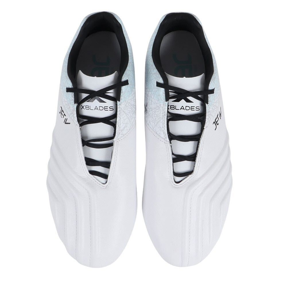 25.5cm XBLADES エックスブレイズ　men's メンズ　ラグビースパイク ジェット　ラグビーシューズ 4 JET-F20-M-WHT スポーツ　シューズ