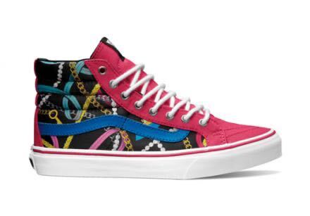 VANS バンズ　ヴァンズ　SCARF PACK ladies レディース　ハイカット　スニーカー　SK8-HI SLIM スケートハイ スリム size:US6.5（24.5cm）