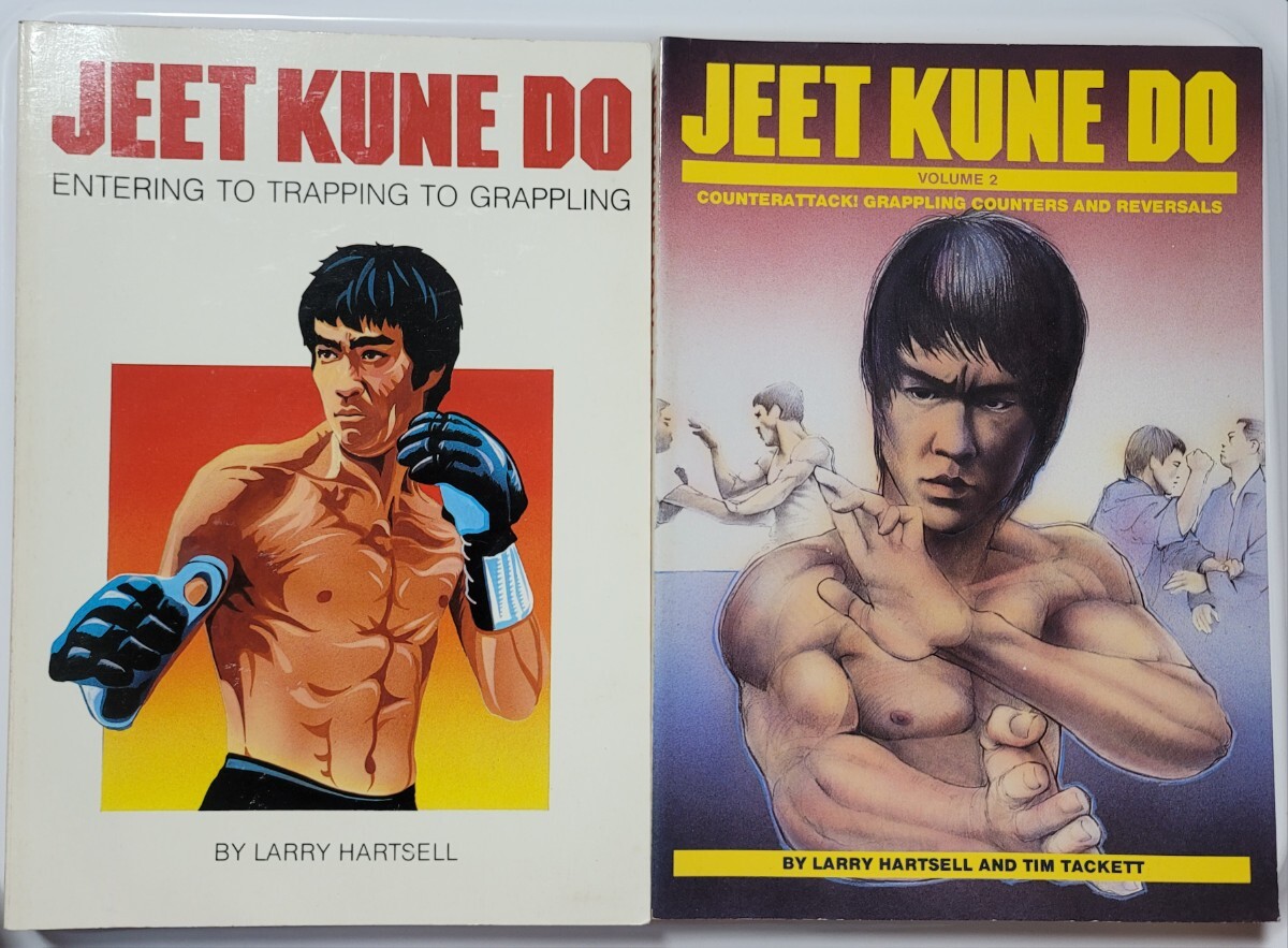 ブルース・リー【古書】ラリー・ハートセル著 JEET KUNE DO GRAPPLING①と②　本は概ね良好★ ヴィンテージ 技術書