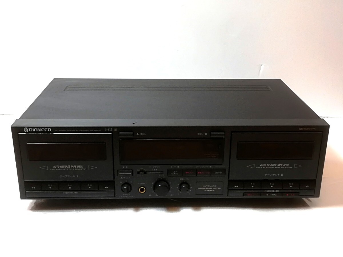 PIONEER パイオニア ダブルカセットデッキ T-K1|Yahoo!フリマ PIONEER パイオニア ダブルカセットデッキ T-K1|Yahoo!フリマ