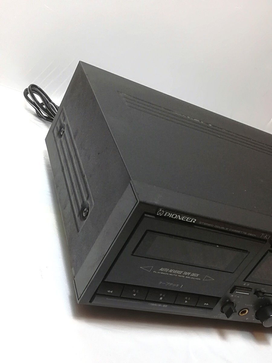 PIONEER パイオニア ダブルカセットデッキ T-K1|Yahoo!フリマ PIONEER パイオニア ダブルカセットデッキ T-K1|Yahoo!フリマ