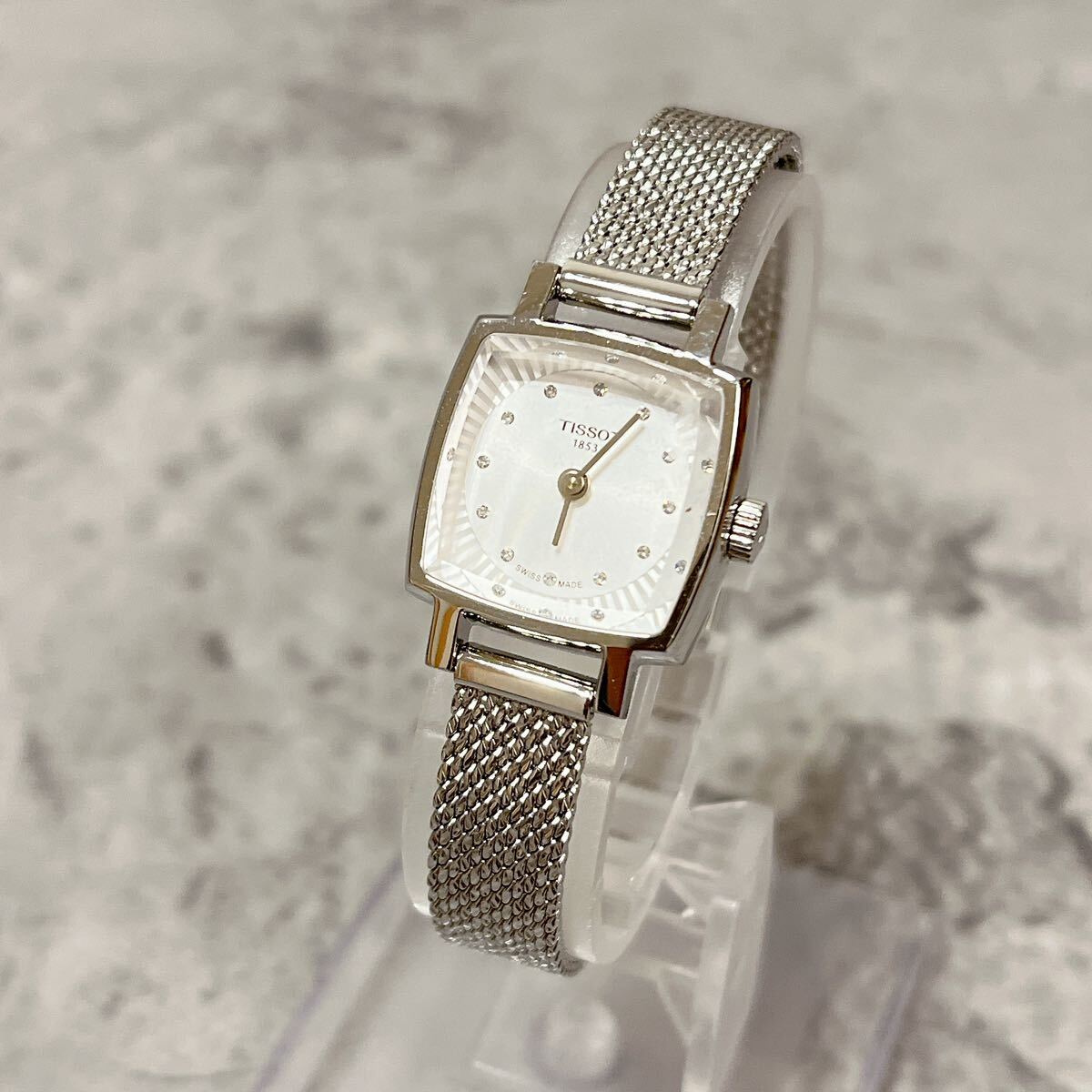 希少 美品 TISSOT LOVELY SQUARE ティソ ラブリースクエア 腕時計