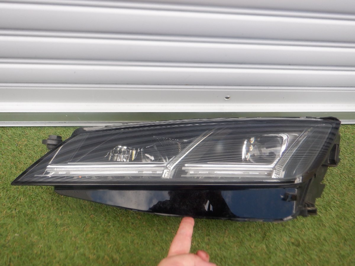 アウディ純正 ABA- FVCHHF FVC系 TT クーペ TTクーペ LED ヘッドライト ヘッドランプ 左側 助手席 8S0941033D 点灯確認済 キレイ