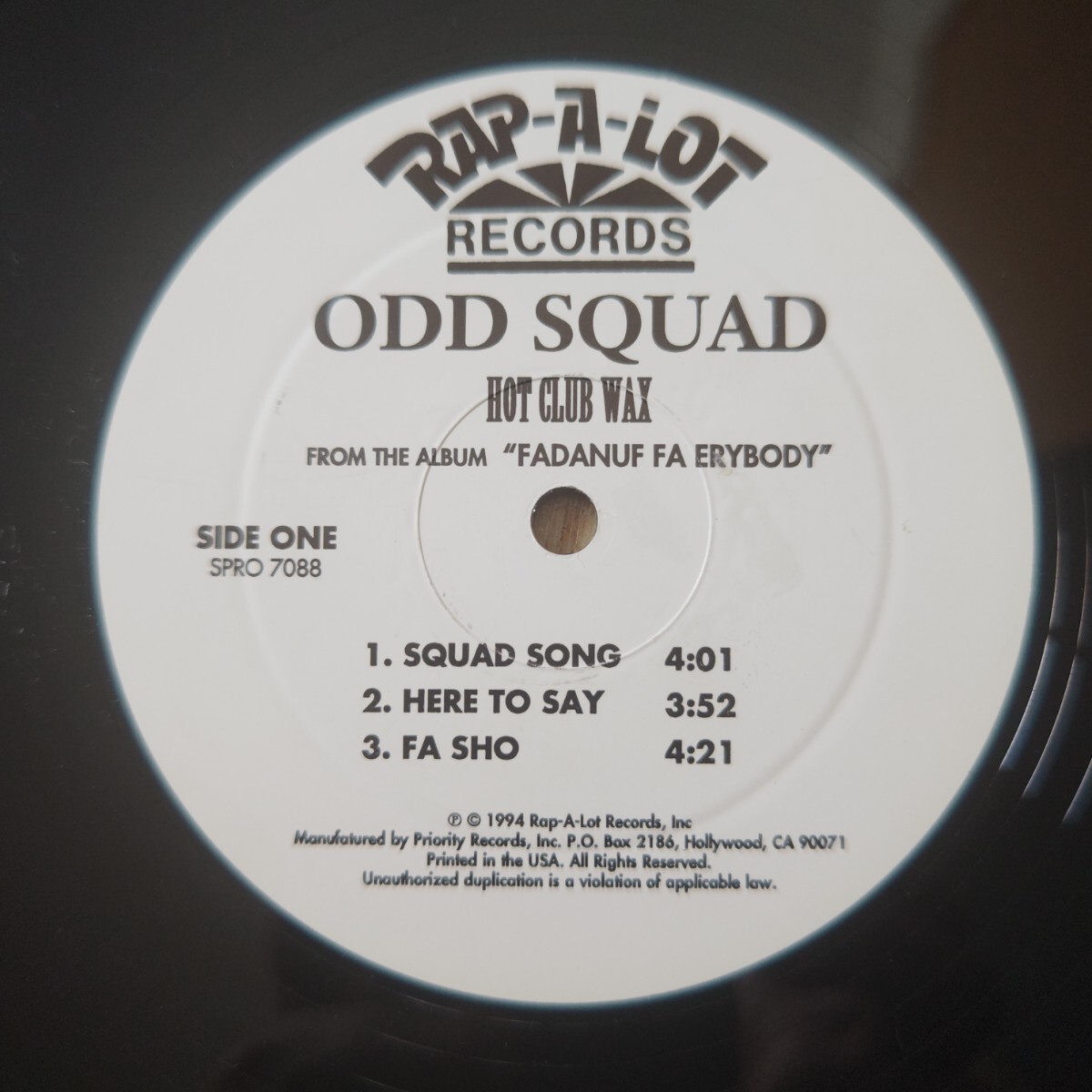 ◆マイナーレア◆ 　ODD SQUAD hot club wax
