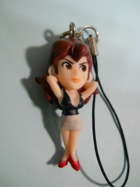 携帯ストラップ 峰不二子 ルパン三世 フィギュア マスコット アクセサリー スマホ グッズ キャラクター