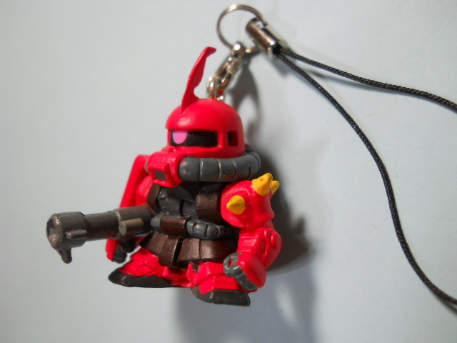 攜帯ストラップ ジョニー ライデン ザク2 バズーカ MS-06R-2 フィギュア マスコット アクセサリー 機(jī)動(dòng)戦士ガンダム スマホ グッズ