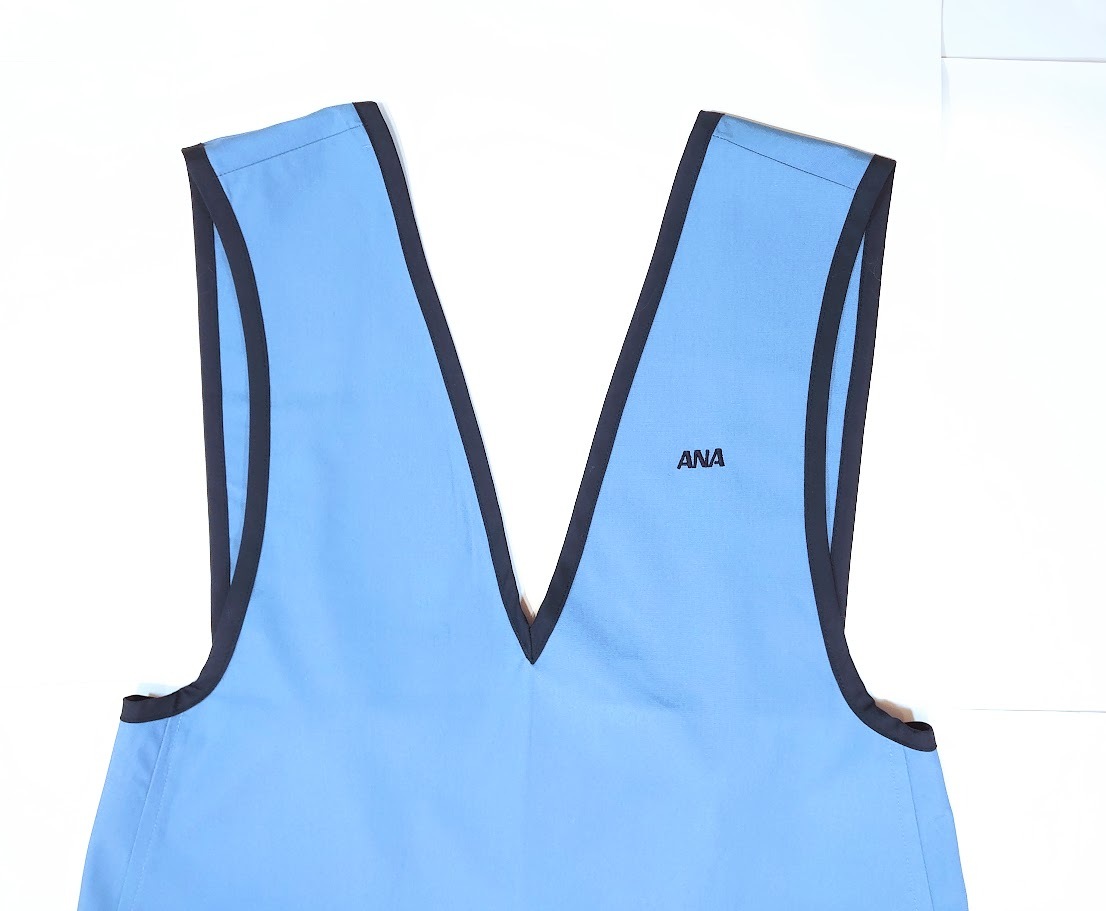 本物 ANA CA 制服のエプロン 未使用 刺繍ロゴ jun ashida 80年代 本物 ANA CA 制服のエプロン 未使用 刺繍ロゴ jun ashida 80年代