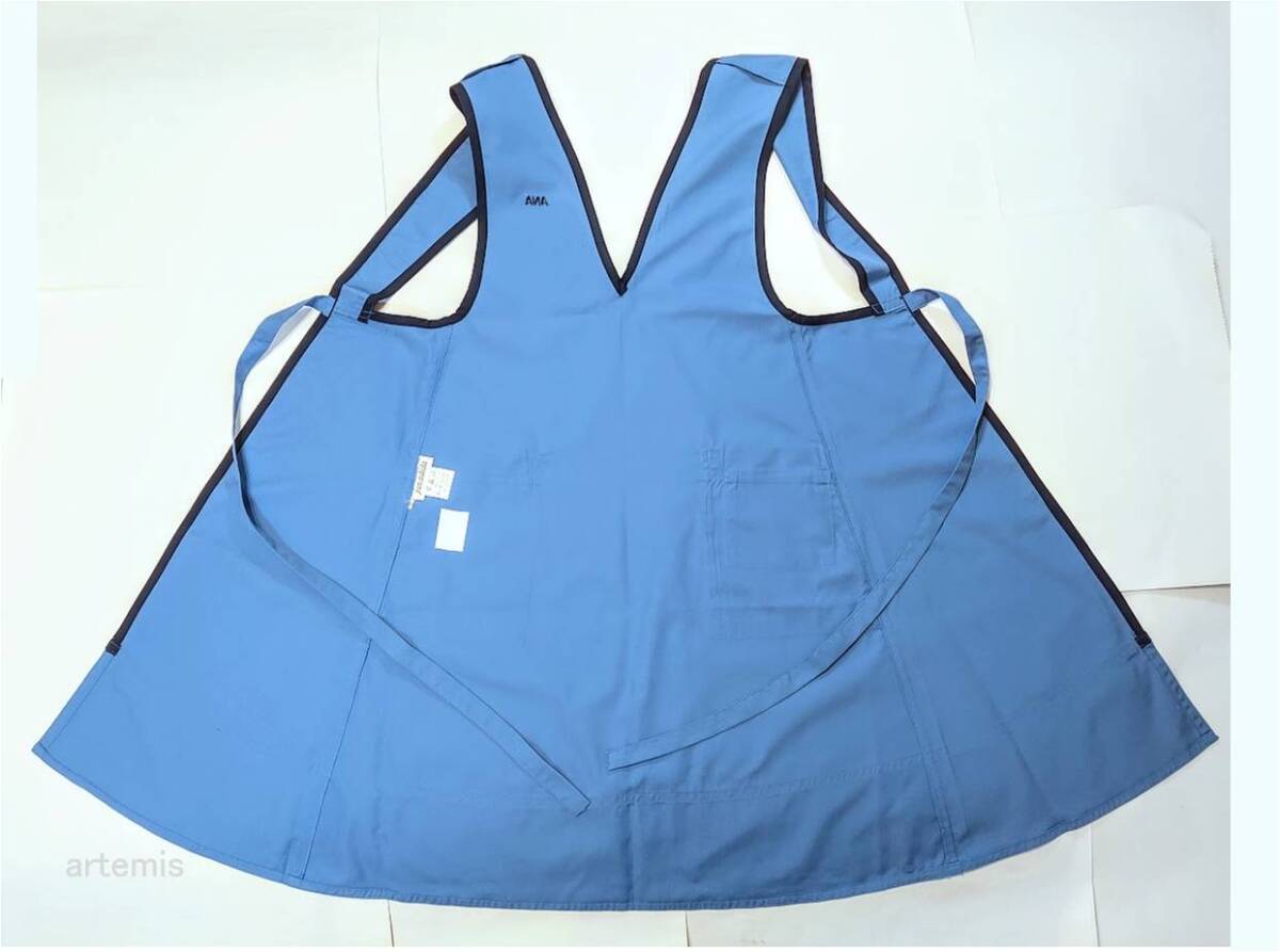 本物 ANA CA 制服のエプロン 未使用 刺繍ロゴ jun ashida 80年代 本物 ANA CA 制服のエプロン 未使用 刺繍ロゴ jun ashida 80年代