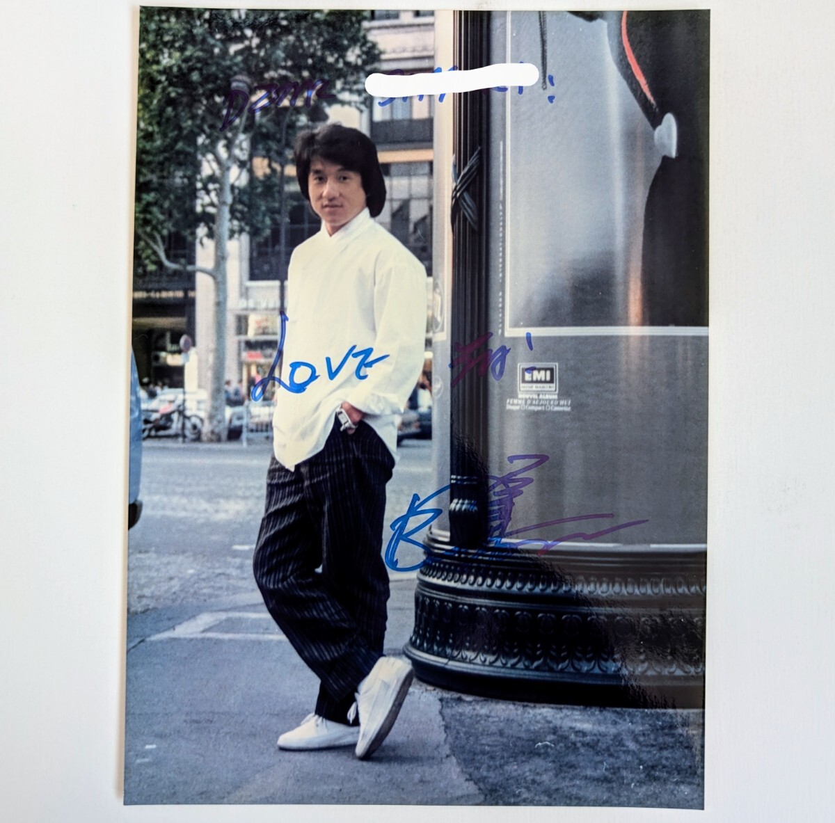 Jackie Chan Auto 直筆サイン Jackie Chan Auto 直筆サイン