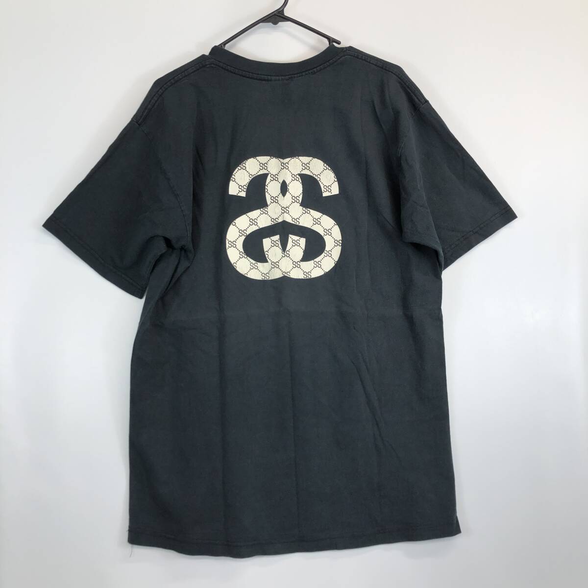 90s 紺タグ USA製 stussy ステューシー モノグラムロゴ 半袖T 90s 紺タグ USA製 stussy ステューシー モノグラムロゴ 半袖T