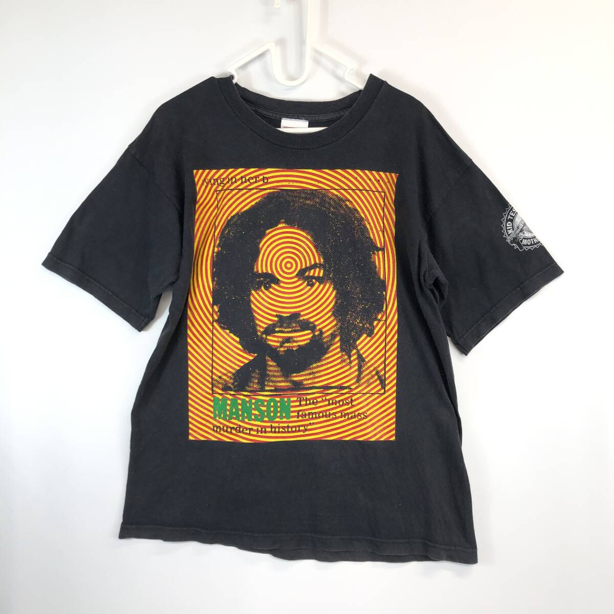 90s 00s USA製 チャールズマンソン Charles Manson 半袖Tシャツ 90s 00s USA製 チャールズマンソン Charles Manson 半袖Tシャツ
