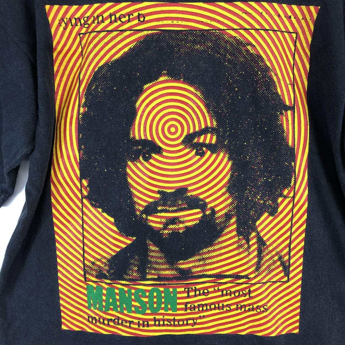 90s 00s USA製 チャールズマンソン Charles Manson 半袖Tシャツ 90s 00s USA製 チャールズマンソン Charles Manson 半袖Tシャツ