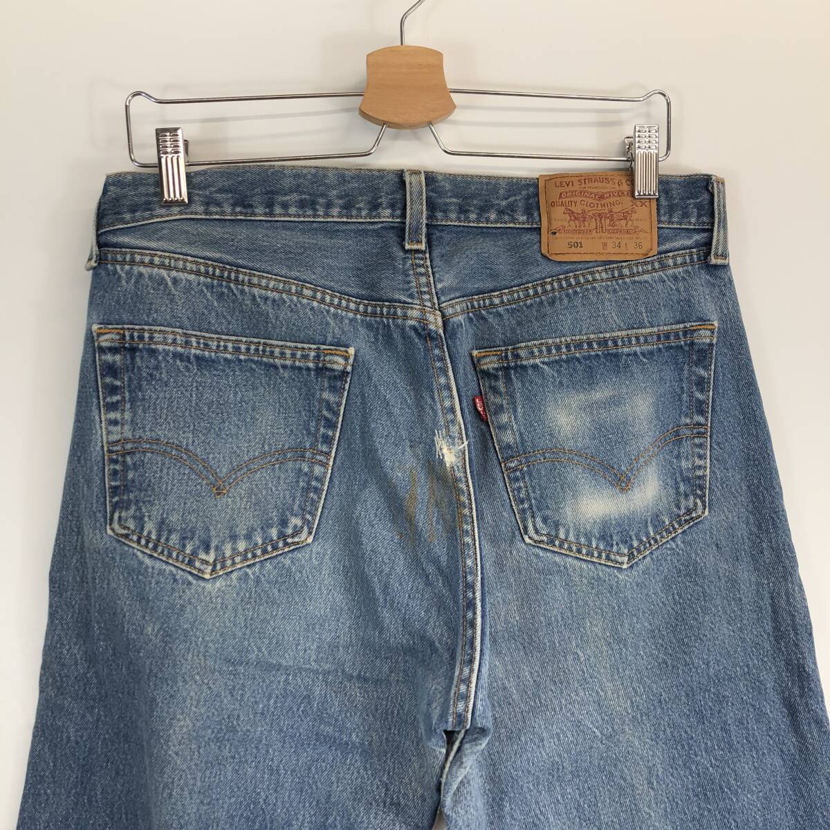 90s USA製 リーバイス 501 デニムパンツ W34 ボタン裏522M 内 90s USA製 リーバイス 501 デニムパンツ W34 ボタン裏522M 内