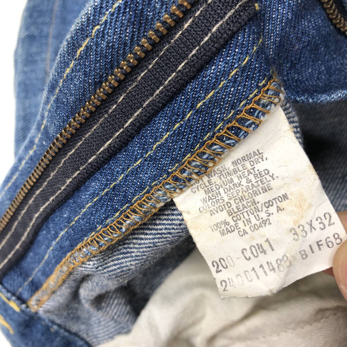 80s USA製 LEE リー デニムパンツ Talon 200-0041 ジッパー 80s USA製 LEE リー デニムパンツ Talon 200-0041 ジッパー