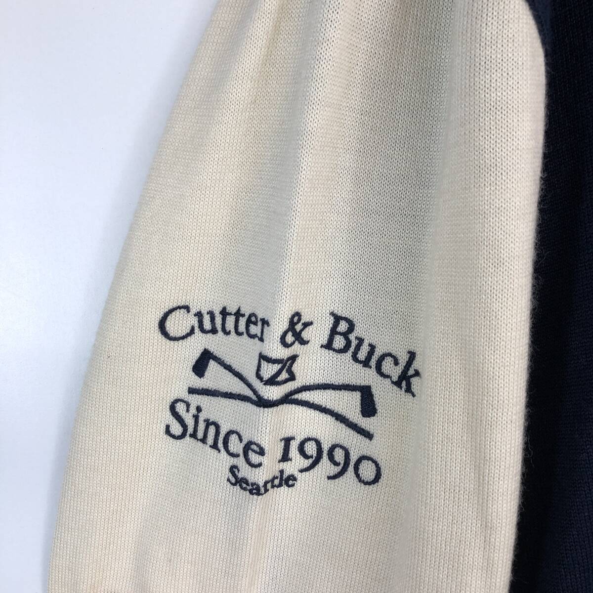 CUTTER＆BUCK カッターアンドバック ボタンセーター Lサイズ 薄手 CBM4140