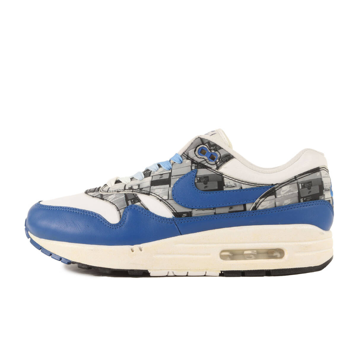 NIKE ナイキ サイズ:26.0cm ATMOS別注 AIR MAX 1 PRNT WE LOVE NIKE (AQ0927-100) アトモス エア マックス1 ホワイト ゲームロイヤル US8