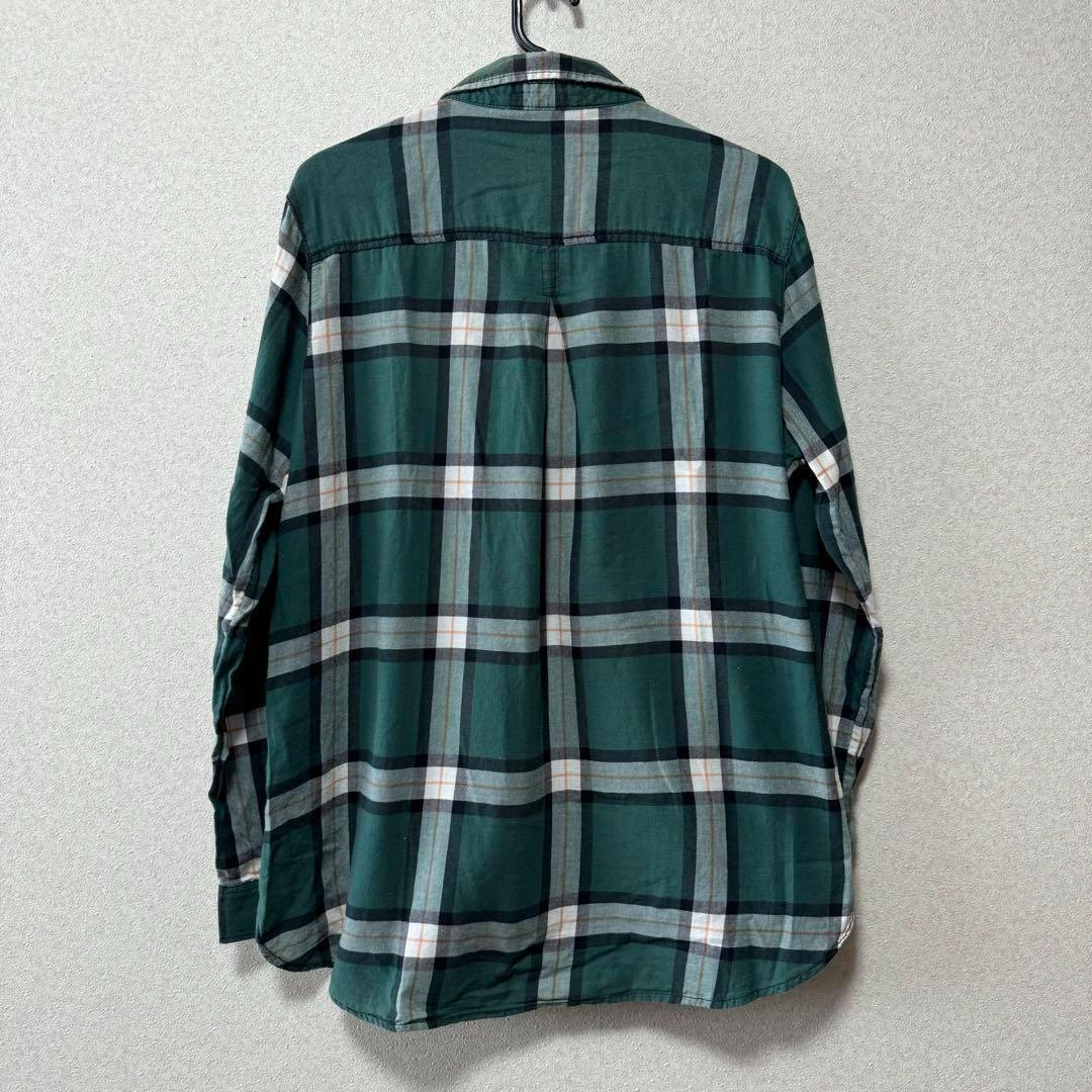 【大人気】H&M エイチアンドエム ネルシャツ カジュアルシャツ チェックシャツ ブラウス 羽織 トップス Mサイズ L42-109