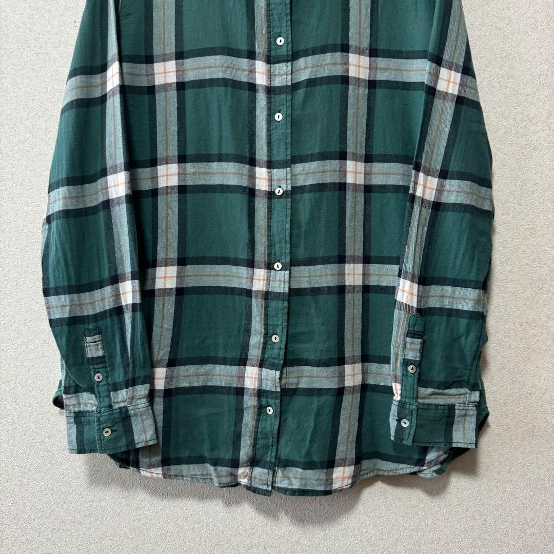 【大人気】H&M エイチアンドエム ネルシャツ カジュアルシャツ チェックシャツ ブラウス 羽織 トップス Mサイズ L42-109