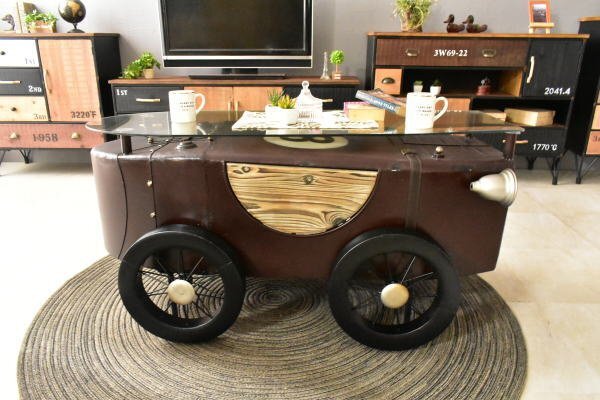 新品 ヴィンテージスタイル128cm幅センターテーブル ダメージ 新品 ヴィンテージスタイル128cm幅センターテーブル ダメージ
