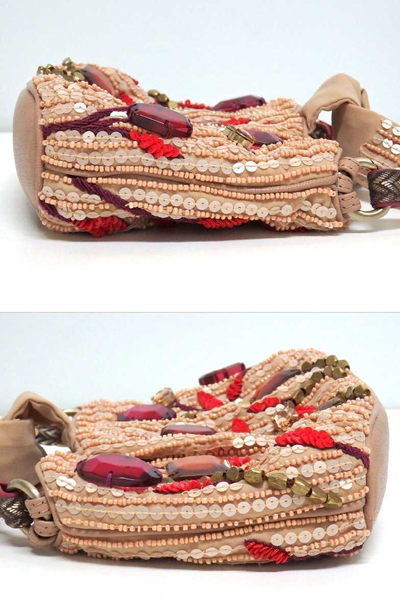 美品 JAMIN PUECH ジャマンピュエッシュ ビーズ刺繍 美品 JAMIN PUECH ジャマンピュエッシュ ビーズ刺繍