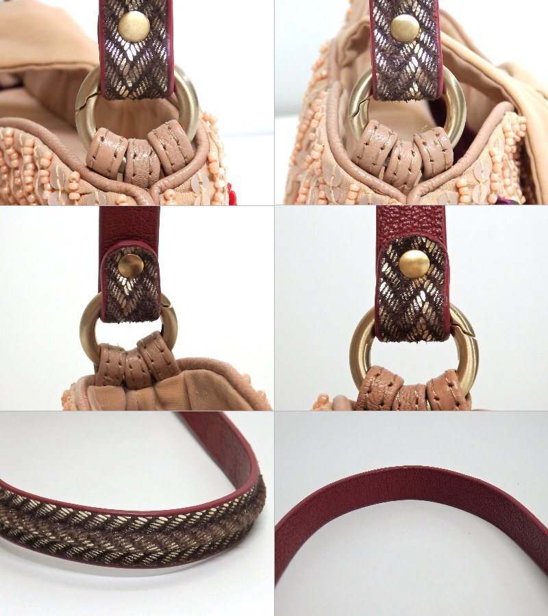美品 JAMIN PUECH ジャマンピュエッシュ ビーズ刺繍 美品 JAMIN PUECH ジャマンピュエッシュ ビーズ刺繍