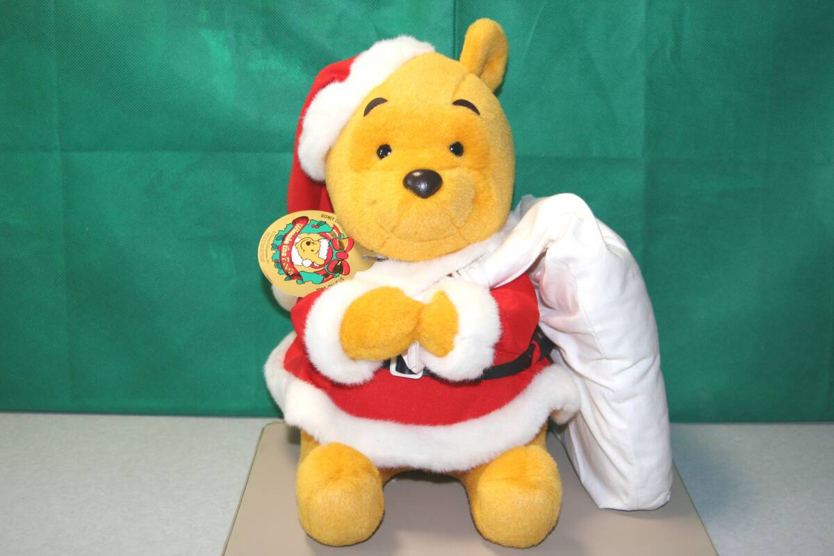 ディズニー くまのプーさん サンタクロース ぬいぐるみ 約35cm サンアンドスター Winnie the Pooh クリスマス