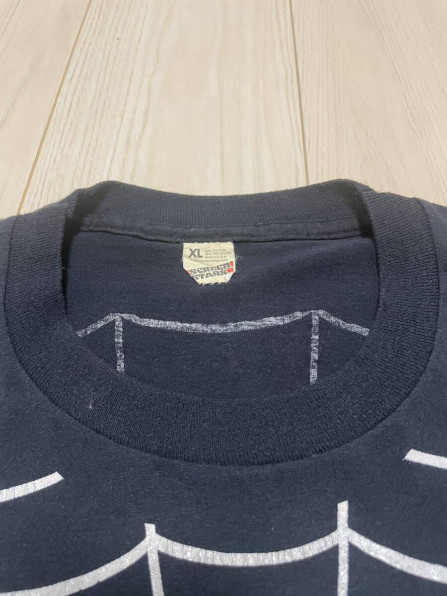 送料無】激レア 80s 90s スパイダーウェブ Tシャツ スクリーン 送料無】激レア 80s 90s スパイダーウェブ Tシャツ スクリーン