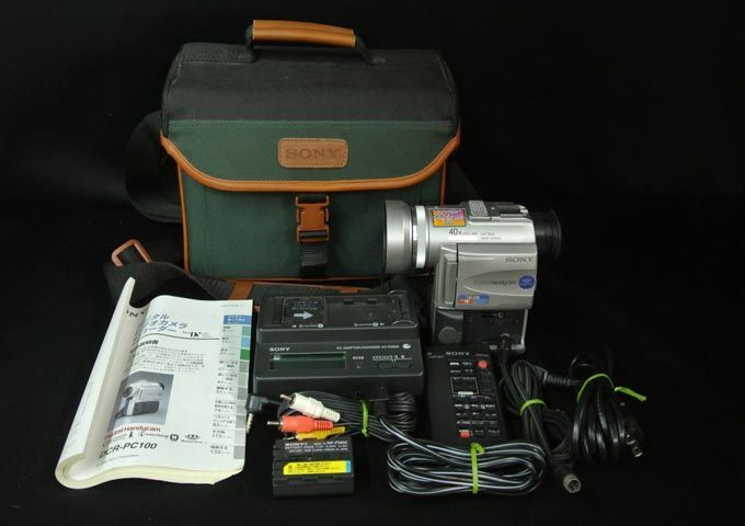現状品 SONY ソニー デジタル ビデオカメラ DCR-PC100 【U】