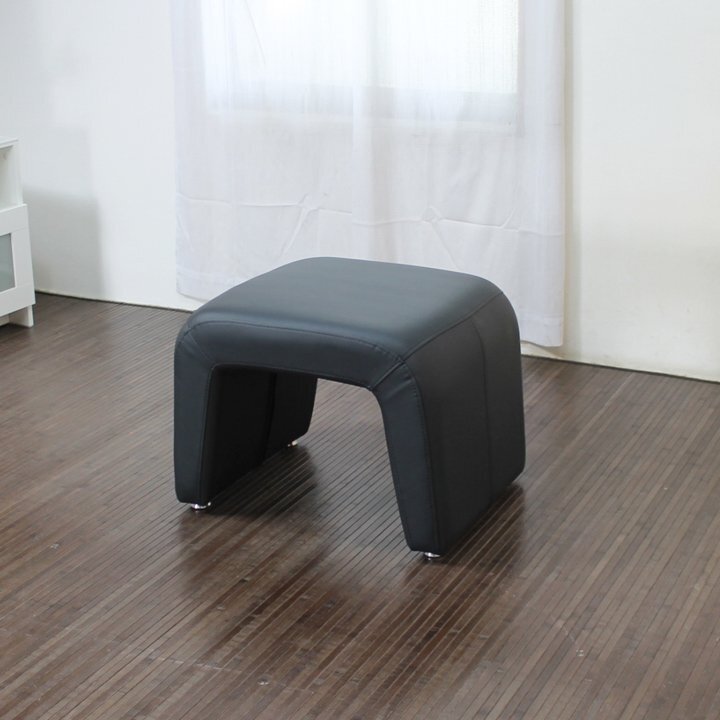 展示品 スツール ベンチタイプソファ ダイニングソファ ソフトレザー ブラック 3万 661-ot-500