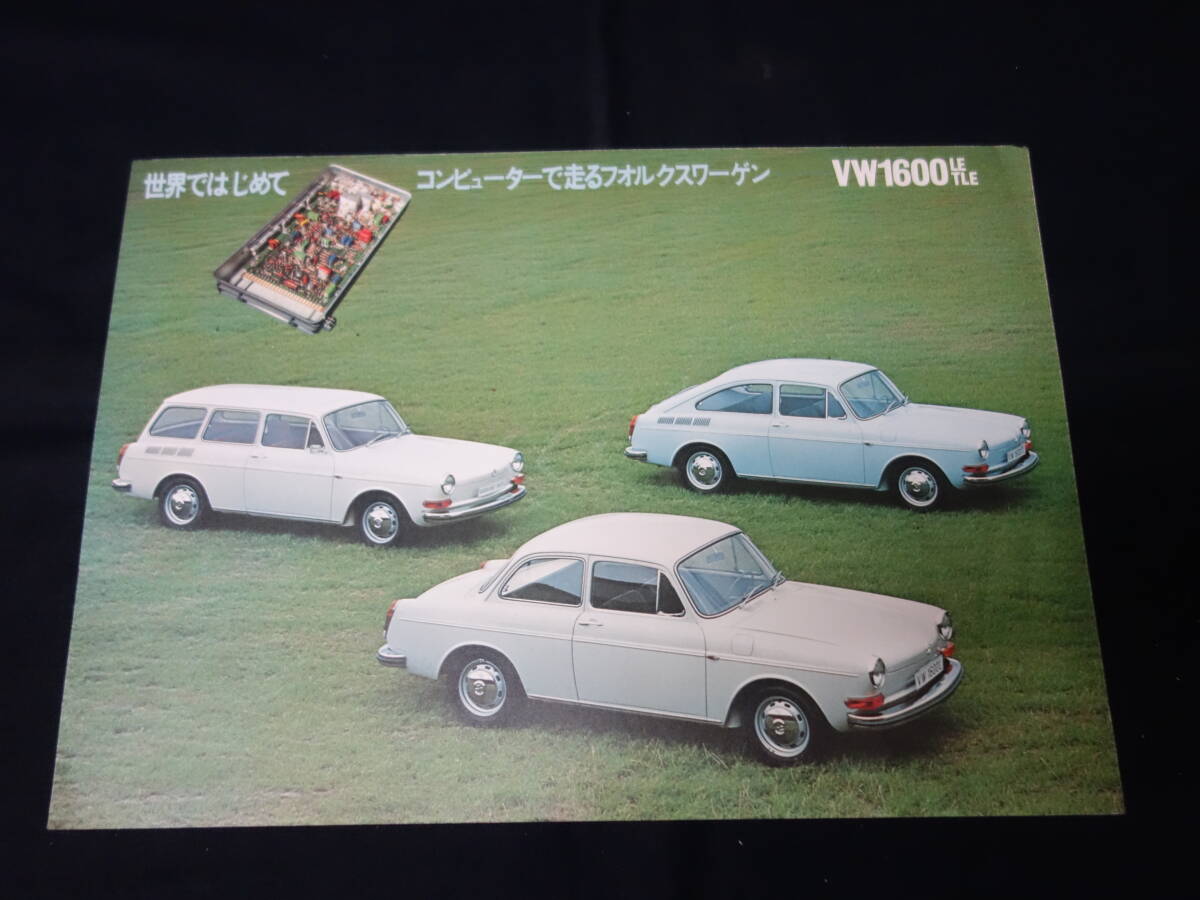 [1970 year ]VW Volkswagen 1600 LE / TLE / type Ⅲ / Japanese edition exclusive use catalog / corporation ../ "Yanase" [ at that time thing ]